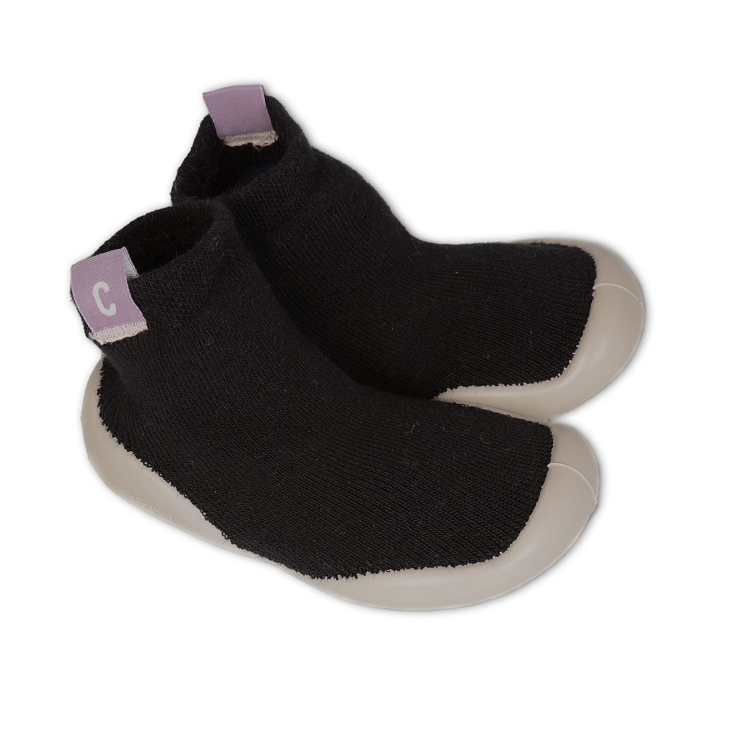 collégien Sacha Noir de Charbon - Chaussons