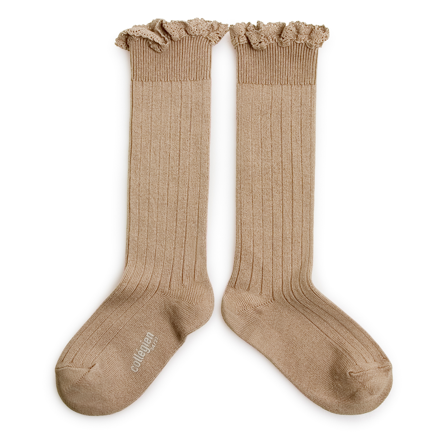 Chaussette haute dentelle clearance