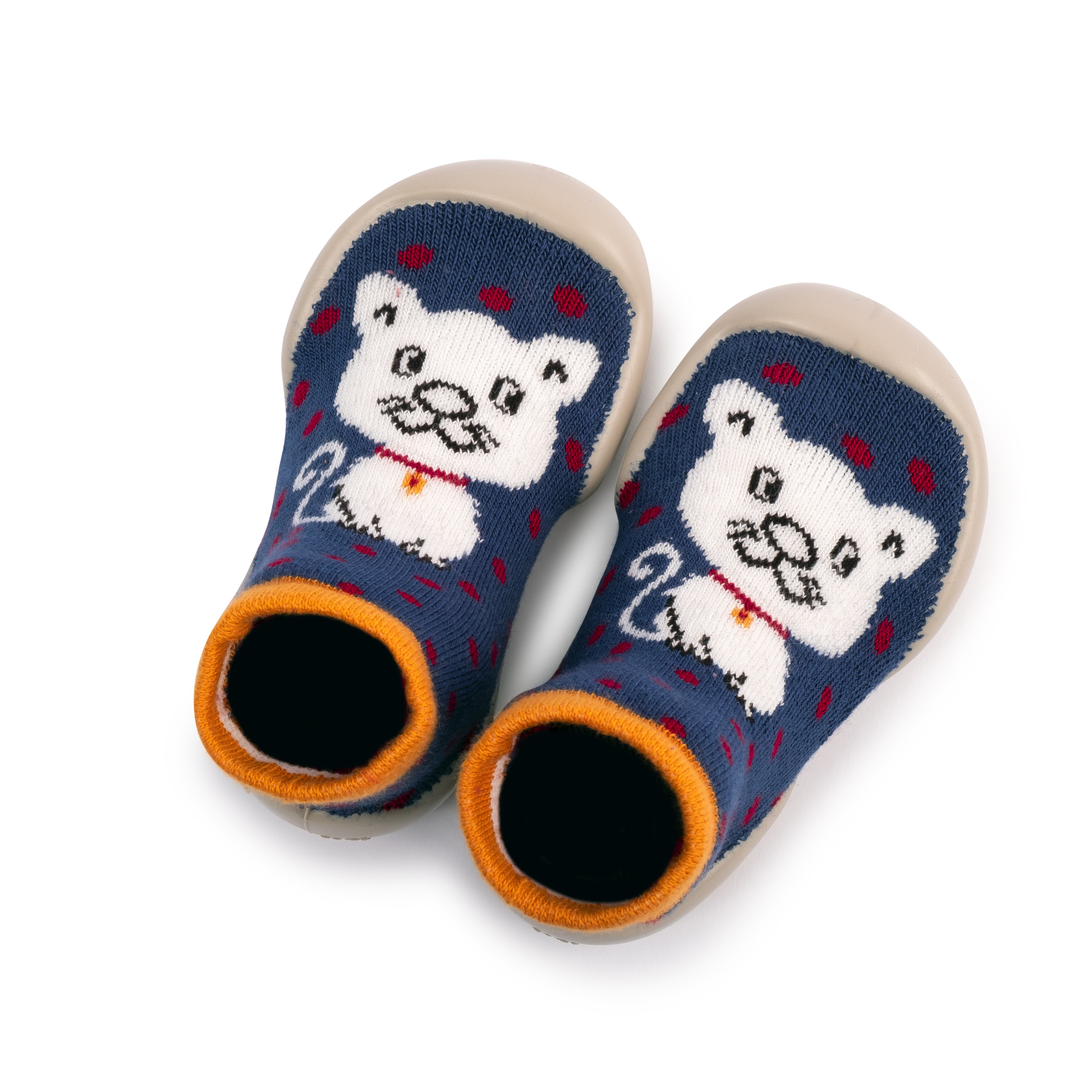 collégien Chat ou Tigre - Chaussons Phosphorescents