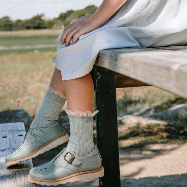 Vero Moda - Chaussettes Côtelées à Volants - Noir | ASOS