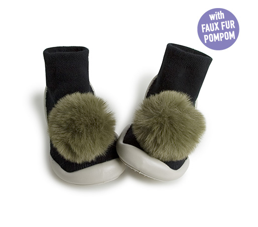 collégien Pompons Cactus du Mexique - Chaussons