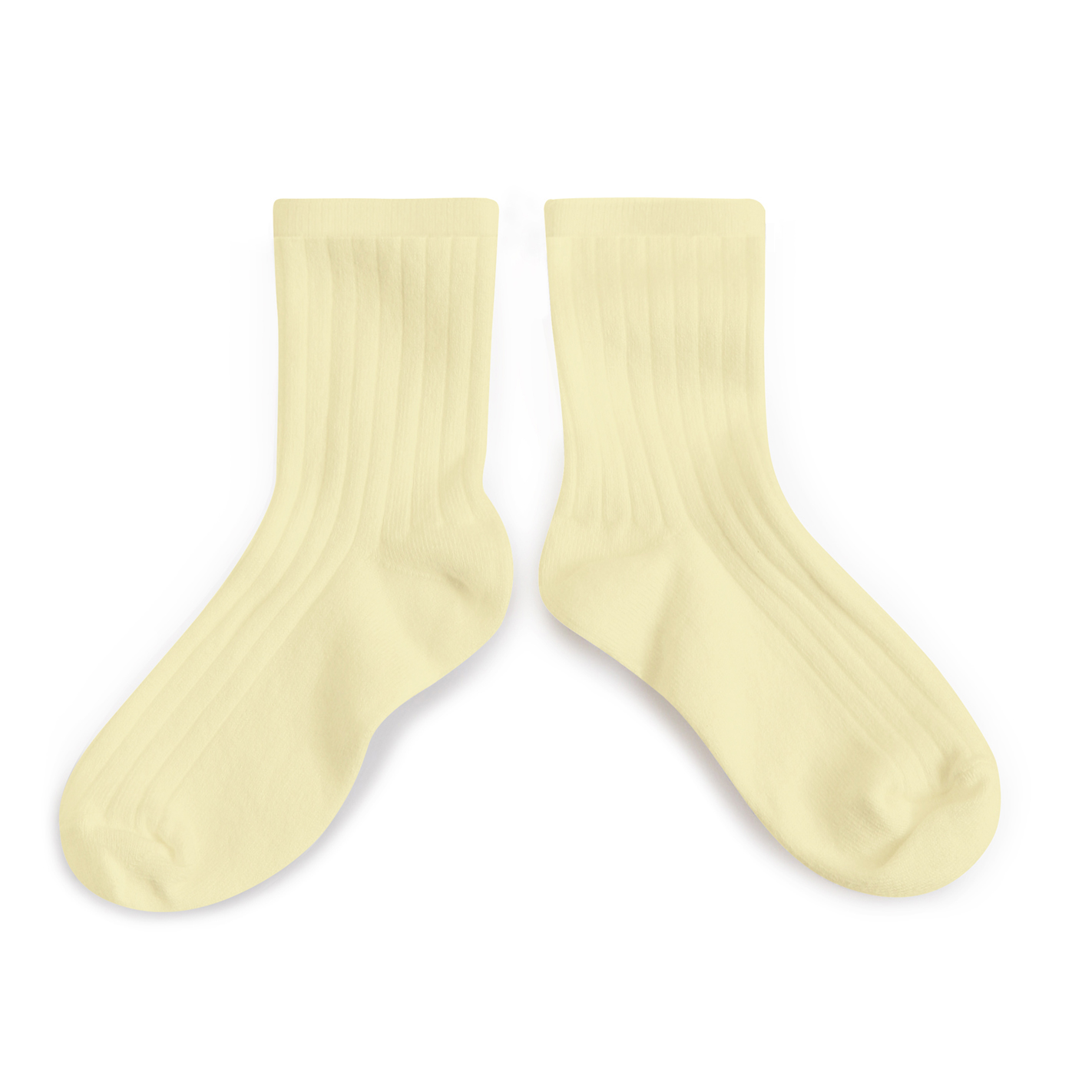 La Mini Chaussettes courtes a cotes Vanille