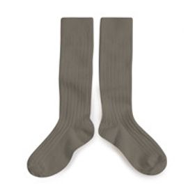 Chaussettes La Haute à côtes Brun de Terre