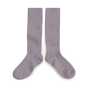 Chaussettes La Haute à côtes Glycine du Japon
