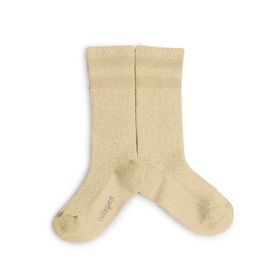 Chaussettes Claire brillantes à rayures sport à côtes Dune du Pyla