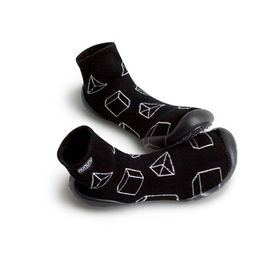 Chaussons Geometric black Collégien x Nununu